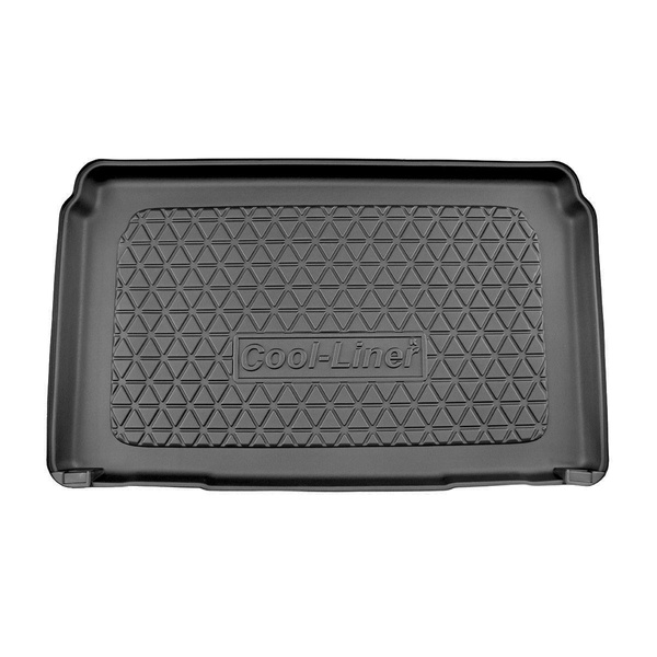 Tapis de coffre adapté pour Peugeot 208 II Hayon (06.2019-....) - bac de coffre - protection de coffre voiture