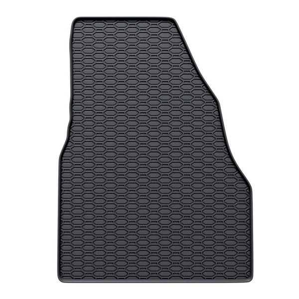 Tapis de sol en caoutchouc adapté pour Mercedes-Benz Citan Van (2012-2021) - tapis de voiture - noir - 3 pcs.
