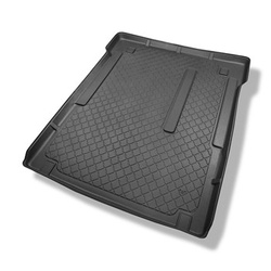 Tapis de coffre adapté pour Fiat Scudo II Panorama Break (2007-2016) - bac de coffre - protection de coffre voiture - L2 (possibilité de découper les ouvertures pour les sieges de 3e rangée)