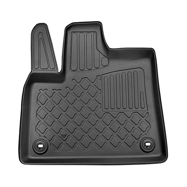 Tapis de sol en TPE adapté pour Opel Combo E Life Van (09.2021-2023) - tapis de voiture - noir