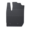 Tapis de sol en caoutchouc adapté pour Dacia Duster II SUV (2017-2024) - tapis de voiture - noir - 4 pcs.