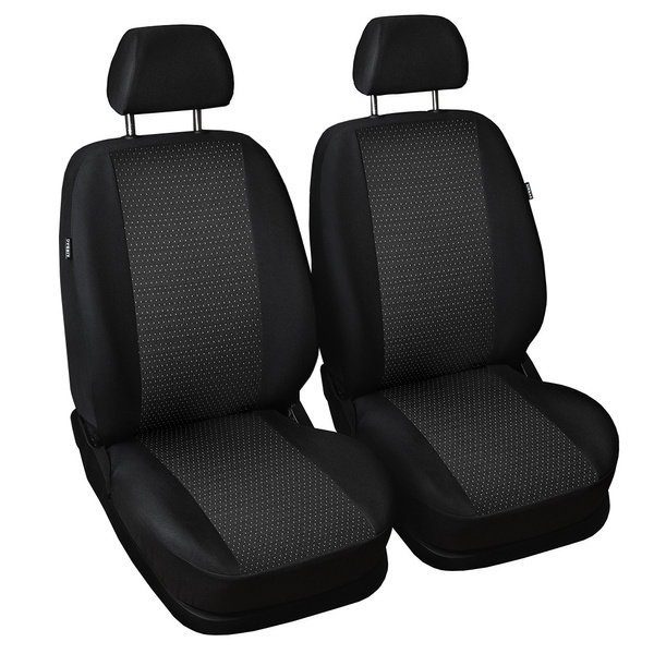 Housses de siège sur mesure adaptées pour Peugeot Bipper Van (2007-2017) seulement les sièges avant - deux simple - housse siege voiture - couverture siege - R1