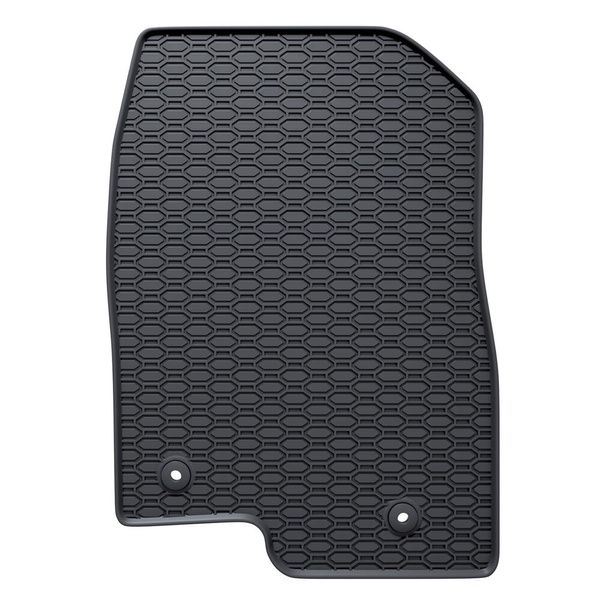 Tapis de sol en caoutchouc adapté pour Mazda 6 III Berline (2012-....) - tapis de voiture - noir - 4 pcs.