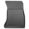 Tapis de sol en TPE adapté pour Audi Q5 II FY SUV (01.2017-....) - aussi pour la version hybride - tapis de voiture - noir