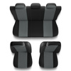 Housses de siège adaptées pour Peugeot 208 I, II (2012-....) - housse siege voiture universelles - couverture siege - X.R-G2