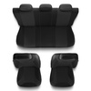 Housses de siège adaptées pour Peugeot 307 I, II (2001-2012) - housse siege voiture universelles - couverture siege - TR-G1