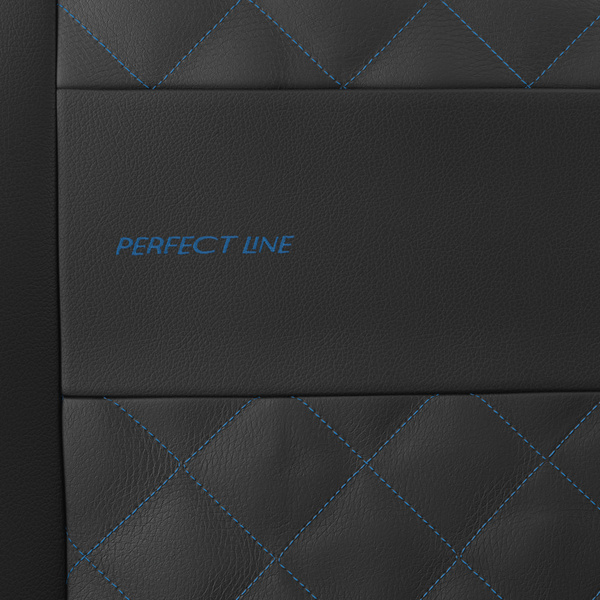 Housses de siège avant adaptées pour Peugeot CX-9 I, II, III (2007-....) - housse siege voiture universelles - couverture siege conducteur - PRP-BL