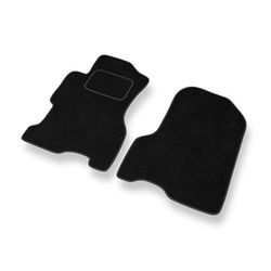 Tapis de Sol Velours adapté pour Honda Civic VII Coupé, Hayon, Berline (2001-2005) 5 portes - Premium tapis de voiture - noir