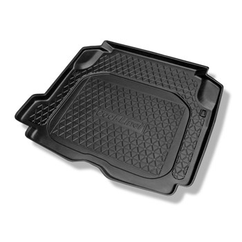 Tapis de coffre adapté pour Volvo S60 I Berline (11.2000-2010) - bac de coffre - protection de coffre voiture - sans navigation è gauche