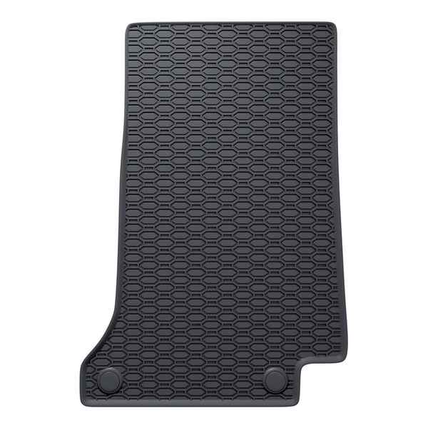 Tapis de sol en caoutchouc adapté pour Mercedes-Benz Classe C W205 Break, Berline (2013-2021) - tapis de voiture - noir - 4 pcs.