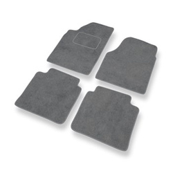 Tapis de Sol Velours adapté pour Chrysler 300M Berline (1998-2004) - Premium tapis de voiture - gris