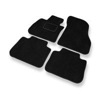 Tapis de Sol Velours adapté pour BMW X1 F48 (2016-2022) - Premium tapis de voiture - noir