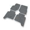 Tapis de Sol Velours adapté pour Hyundai Terracan (2001-2006) - Premium tapis de voiture - gris