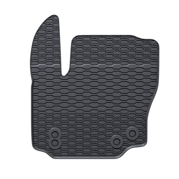 Tapis de sol en caoutchouc adapté pour Ford S-Max I Monospace (2006-2015) - tapis de voiture - noir - 3 pcs.