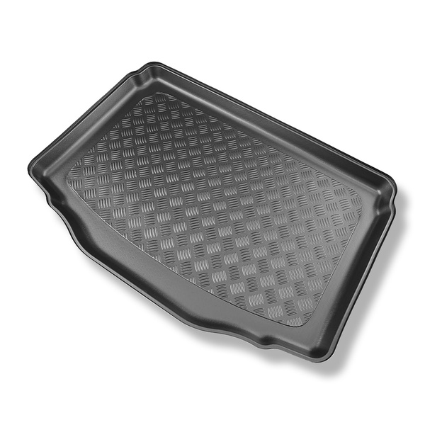 Tapis de coffre adapté pour Citroen C3 IV SUV (02.2024-....) - bac de coffre - protection de coffre voiture - coffre inférieur; modèles sans plancher amovible du coffre