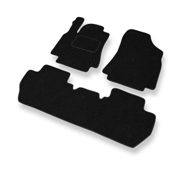 Tapis de Sol Feutres adapté pour Citroen Berlingo II (2008-2018) - tapis de voiture - noir