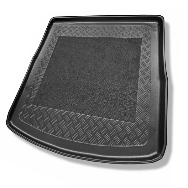 Tapis de coffre adapté pour Seat Leon III 5F Sportstourer (01.2014-03.2020) - bac de coffre - protection de coffre voiture