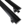 Barres de toit en aluminium adapté pour Audi A4 B9 Allroad (2016-2024) - Porte-Bagages de Voiture noir - rails