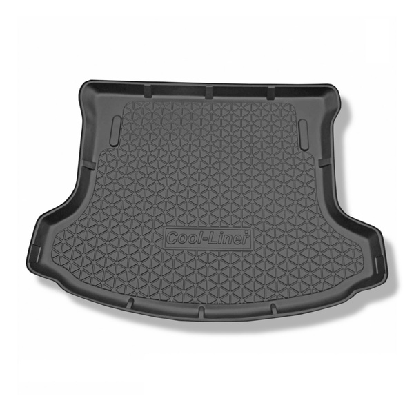 Tapis de coffre adapté pour Nissan Qashqai +2 I Crossover (10.2008-01.2014) - bac de coffre - protection de coffre voiture - 7 places; 3me rangée abaissée