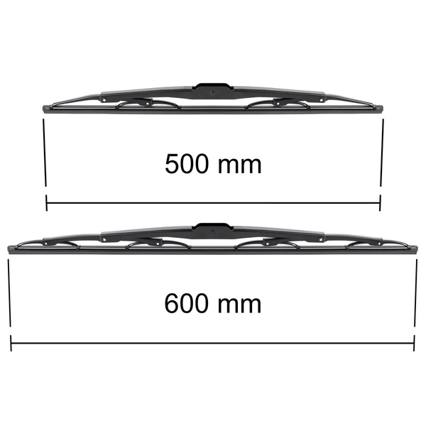 Balais d'essuie-glace de pare-brise adaptés pour Hyundai H-1 II Van (03.2008-2018) - balais standard
