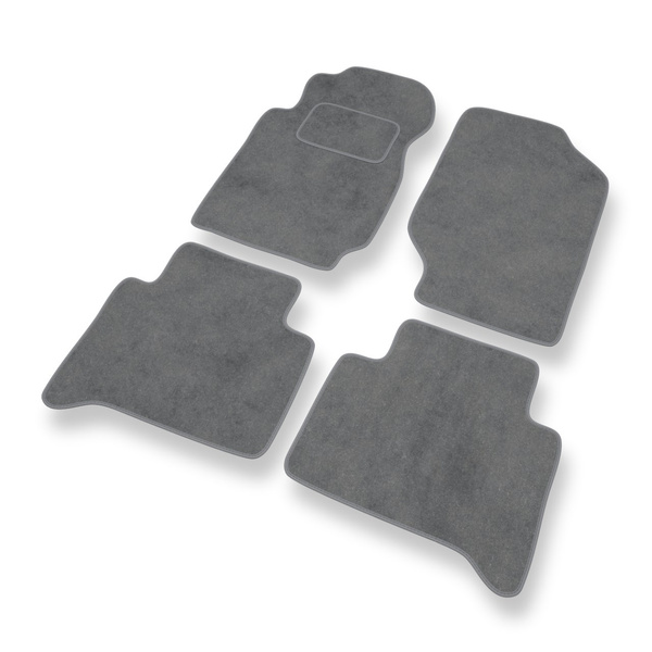 Tapis de Sol Velours adapté pour Kia Sportage I SUV (1993-2004) - Premium tapis de voiture - gris
