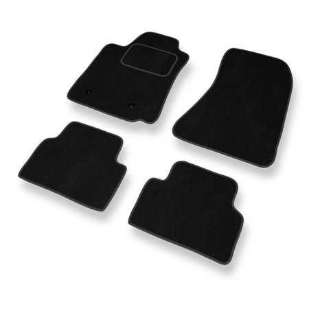 Tapis de Sol Velours adapté pour Alfa Romeo 159 I (2005-2011) - Premium tapis de voiture - noir