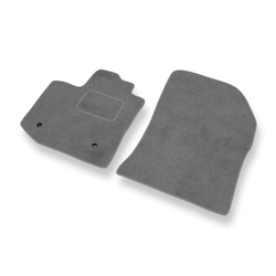 Tapis de Sol Velours adapté pour Dacia Dokker Van (2012-2021) - Premium tapis de voiture - gris