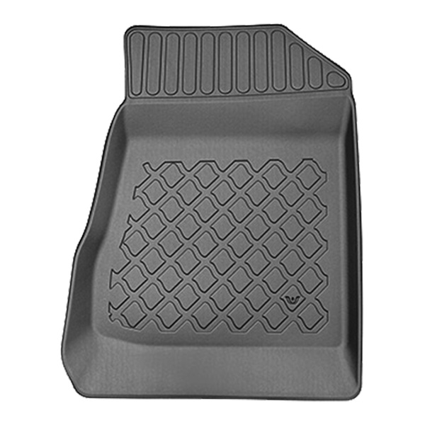 Tapis de sol en TPE adapté pour Maxus T90 EV Pick-Up (2022-....) - tapis de voiture - noir