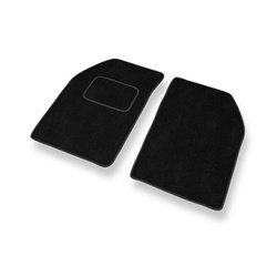 Tapis de Sol Velours adapté pour Renault Kangoo I Van (1997-2007) - Premium tapis de voiture - noir