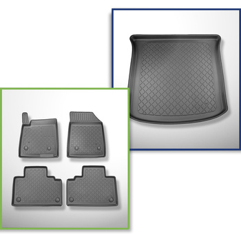 Kit tapis de coffre et tapis de voiture TPE pour: Maxus Euniq 6 SUV (2022-....) 