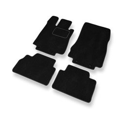 Tapis de Sol Velours adapté pour Mercedes-Benz Classe S W220 Coupé, Berline (1998-2006) version courte - Premium tapis de voiture - noir