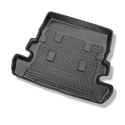Tapis de coffre adapté pour Toyota Land Cruiser V8 J200 SUV (2007-2021) - bac de coffre - protection de coffre voiture - 7 places