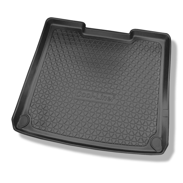 Tapis de coffre adapté pour Volkswagen Caravelle T5 Van (2003-05.2015) - bac de coffre - protection de coffre voiture - empattement long; derriere 3e rangée de sieges