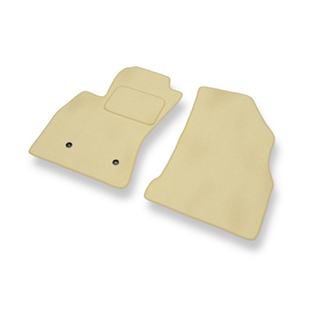 Tapis de Sol Velours adapté pour Opel Combo D (2011-2018) - Premium tapis de voiture - beige