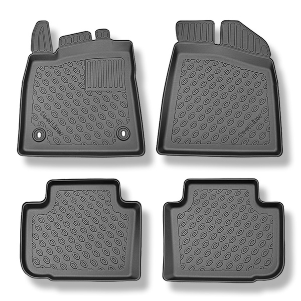 Tapis de sol en TPE adapté pour MG 4 Hayon (09.2022-....) - tapis de voiture - noir