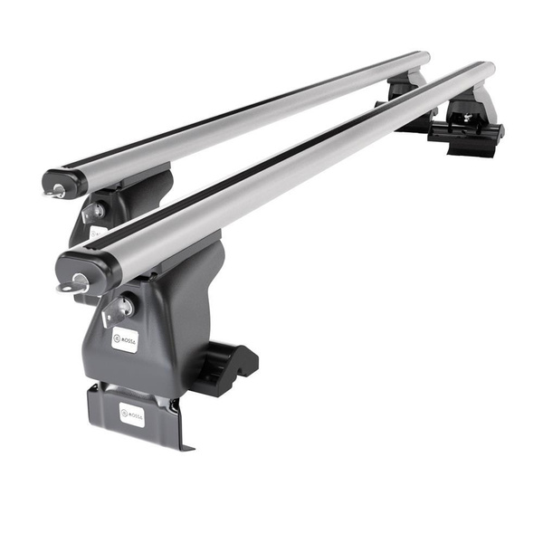 Barres de toit en aluminium adapté pour Toyota Camry IX Berline (2018-....) - Porte-Bagages de Voiture argent - toit normal