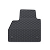 Tapis de sol en caoutchouc adapté pour Mercedes-Benz Citan Van (2012-2021) - tapis de voiture - noir - 3 pcs.