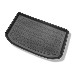 Tapis de coffre adapté pour Kia Soul II SUV (03.2014-03.2019) - bac de coffre - protection de coffre voiture - coffre supérieur ; modèles avec plancher amovible du coffre; pas pour la version électrique