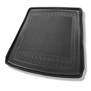 Tapis de coffre adapté pour Skoda Octavia III 5E Break (05.2013-05.2020) - bac de coffre - protection de coffre voiture - coffre supérieur; avec plancher multi-fonctions en la position la plus haute