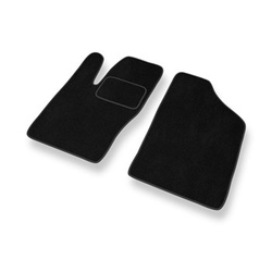 Tapis de Sol Velours adapté pour Fiat Seicento Hayon, Van (1998-2010) - Premium tapis de voiture - noir
