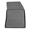 Tapis de sol en TPE adapté pour Citroen C5 X SUV (05.2022-....) - aussi pour Plug-in Hybrid - tapis de voiture - noir