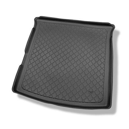 Tapis de coffre adapté pour Ford S-Max II Monospace (09.2015-....) - bac de coffre - protection de coffre voiture - 5 places; aussi pour hybrides