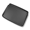 Tapis de coffre adapté pour Peugeot 2008 II SUV (01.2020-....) - bac de coffre - protection de coffre voiture - coffre supérieur; plancher amovible en la position la plus haute