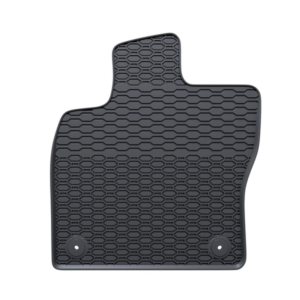Tapis de sol en caoutchouc adapté pour Audi Q2 SUV (2016-....) - tapis de voiture - noir - 4 pcs.