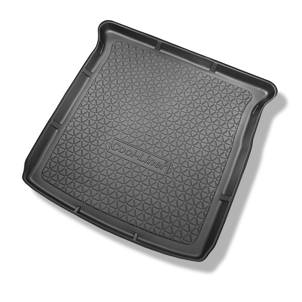 Tapis de coffre adapté pour Volkswagen Sharan II Van (09.2010-2022) - bac de coffre - protection de coffre voiture - 7 places; 3me rangée abaissée