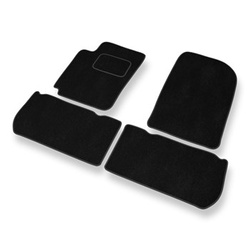 Tapis de Sol Velours adapté pour Citroen Xsara Picasso Monospace (1999-2011) - Premium tapis de voiture - noir