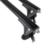 Barres de toit en aluminium adapté pour Alfa Romeo 166 Berline (2004-2007) - Porte-Bagages de Voiture noir - toit normal