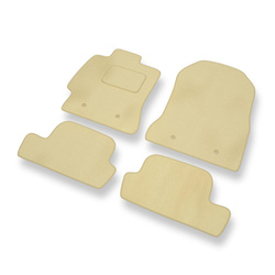 Tapis de Sol Velours adapté pour Subaru BRZ Coupé (2012-2020) - Premium tapis de voiture - beige