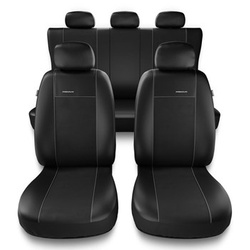 Housses de siège adaptées pour Alfa Romeo 166 I, II, III (1998-2007) - housse siege voiture universelles - couverture siege - PR2