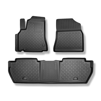 Tapis de sol en TPE adapté pour Citroen Berlingo Van (2008-08.2018) - 5 ou 7 siè